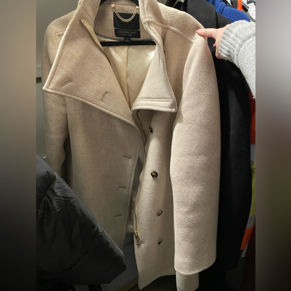 J crew villa coat in Italian stadium-cloth wool
